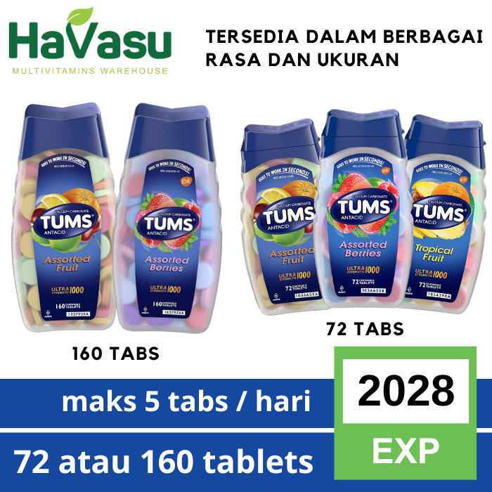 Tums Ultra Strength Stomach Ulcer Gerd Heartburn Relief Shopee Malaysia