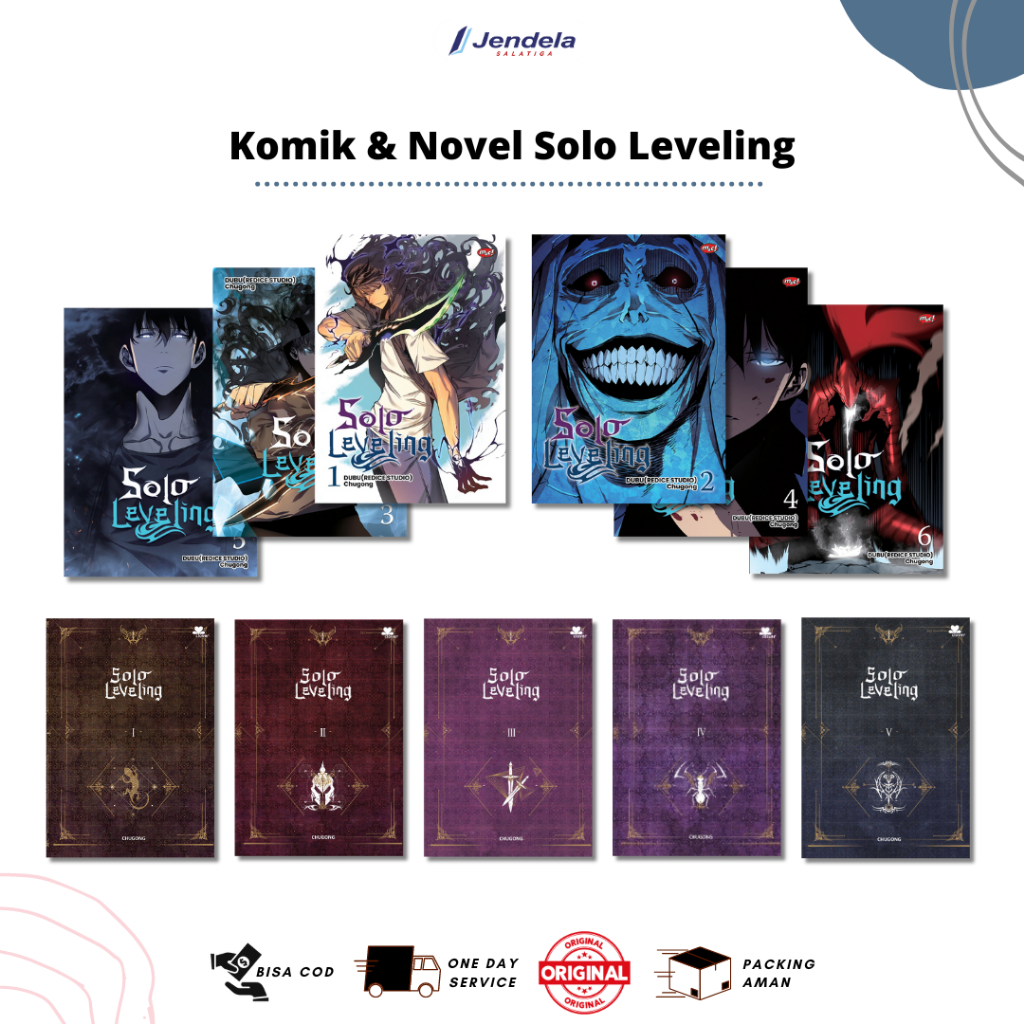 Light Novel Solo Leveling And Komik Solo Leveling 7 by Chugong Shopee Malaysia