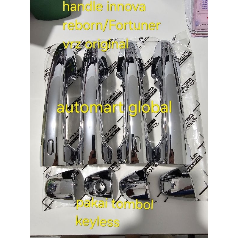 Keyless Innova Fortuner 2016-2023 Outer Door Handle original | Shopee ...