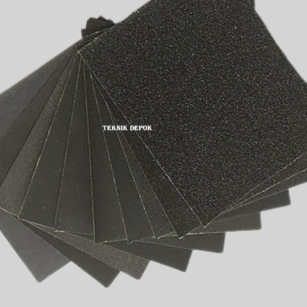 KAYU Sandpaper Sheet Grade 120 Coarse Grit Hampelas Wood Surface Smoothing Cement Wall Rust