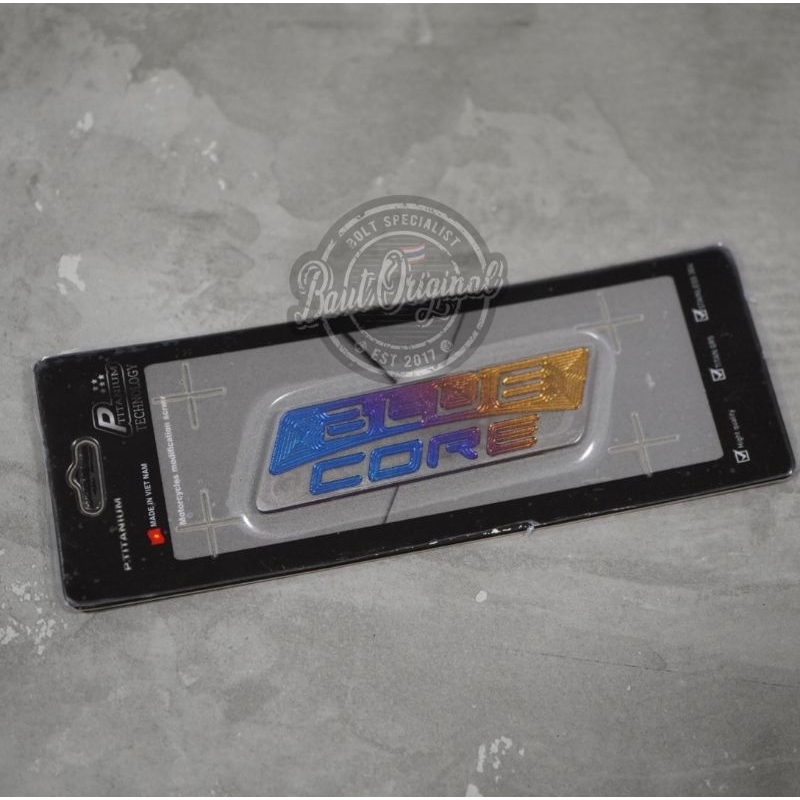 Yamaha original vietnam bluecore titanium logo emblem | Shopee Malaysia