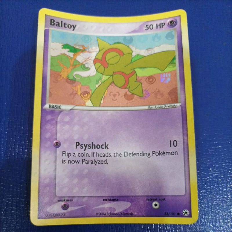 Pokemon BALTOY HIDDEN LEGEND COMMON REVERSE FOIL SINGLE CARD | Shopee ...