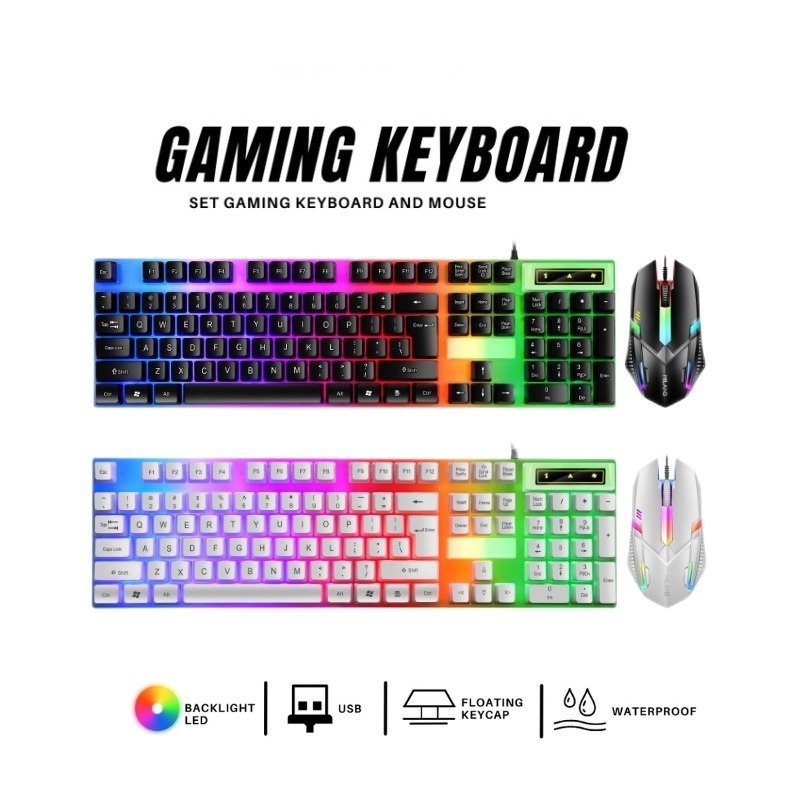 Leopard G21B Gaming Keyboard And Mouse Package/Mouse And Keycaps ...