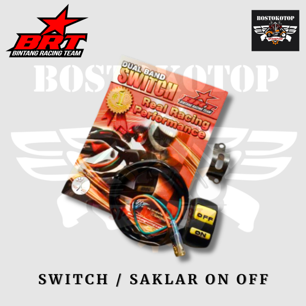 Brt Bintang Racing Team Switch On Off Switch Dualband Original | Shopee ...