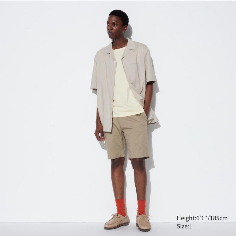 Uniqlo Men stretch Slim Fit Shorts For Delivery Service Shopee Malaysia