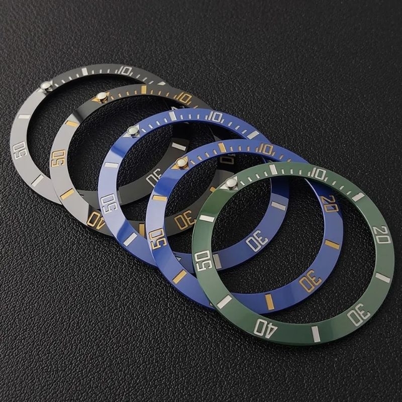 Rolex 38mm Aluminum And Ceramic Watch Bezel Ring Shopee Malaysia