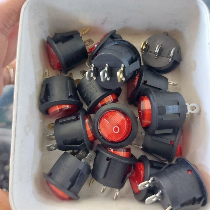 On OFF POWER SWITCH PLUS ROUND LIGHT POWER SWITCH | Shopee Malaysia