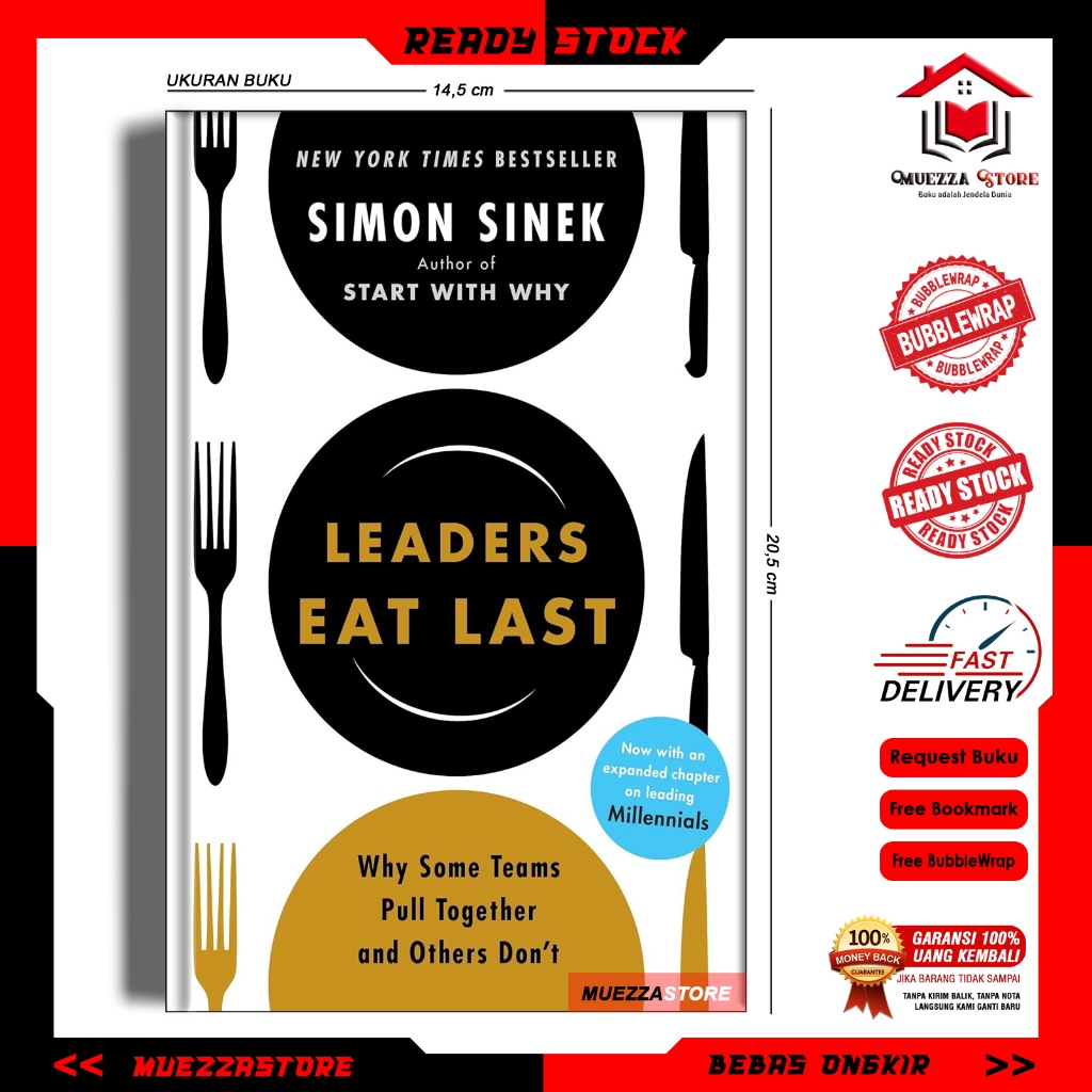 Leaders Eat Last - Simon Sinek (English/Indonesia) | Shopee Malaysia