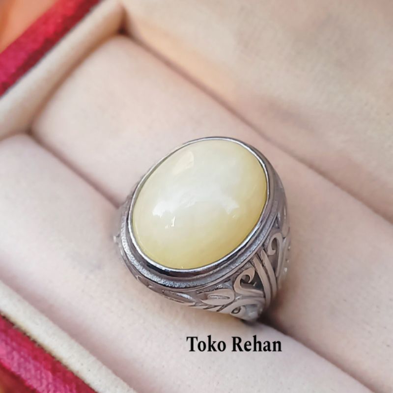 ORIGINAL STONE MANI GAJA STONE RING | Shopee Malaysia