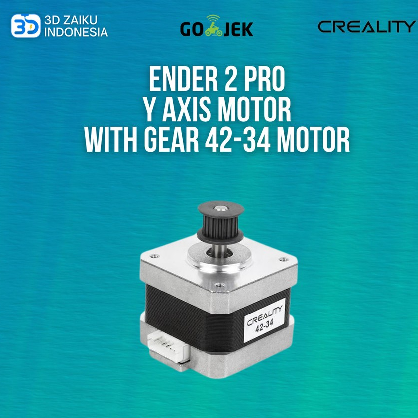 Creality Ender 2 Pro Y Axis Motor with Gear 4234 Motor Shopee Malaysia