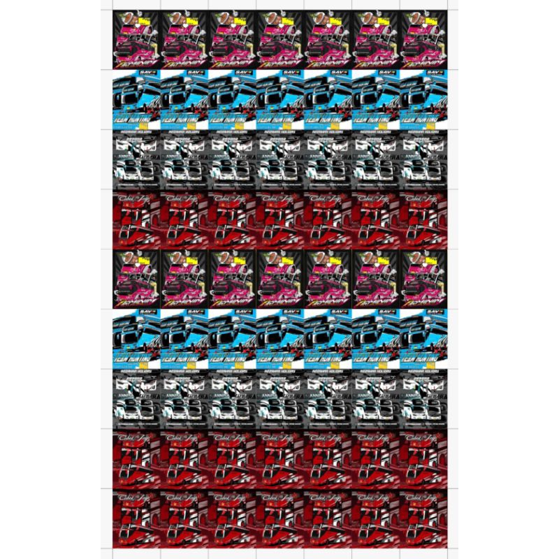 Basuri BUS mania BUS Sticker 72pcs | Shopee Malaysia