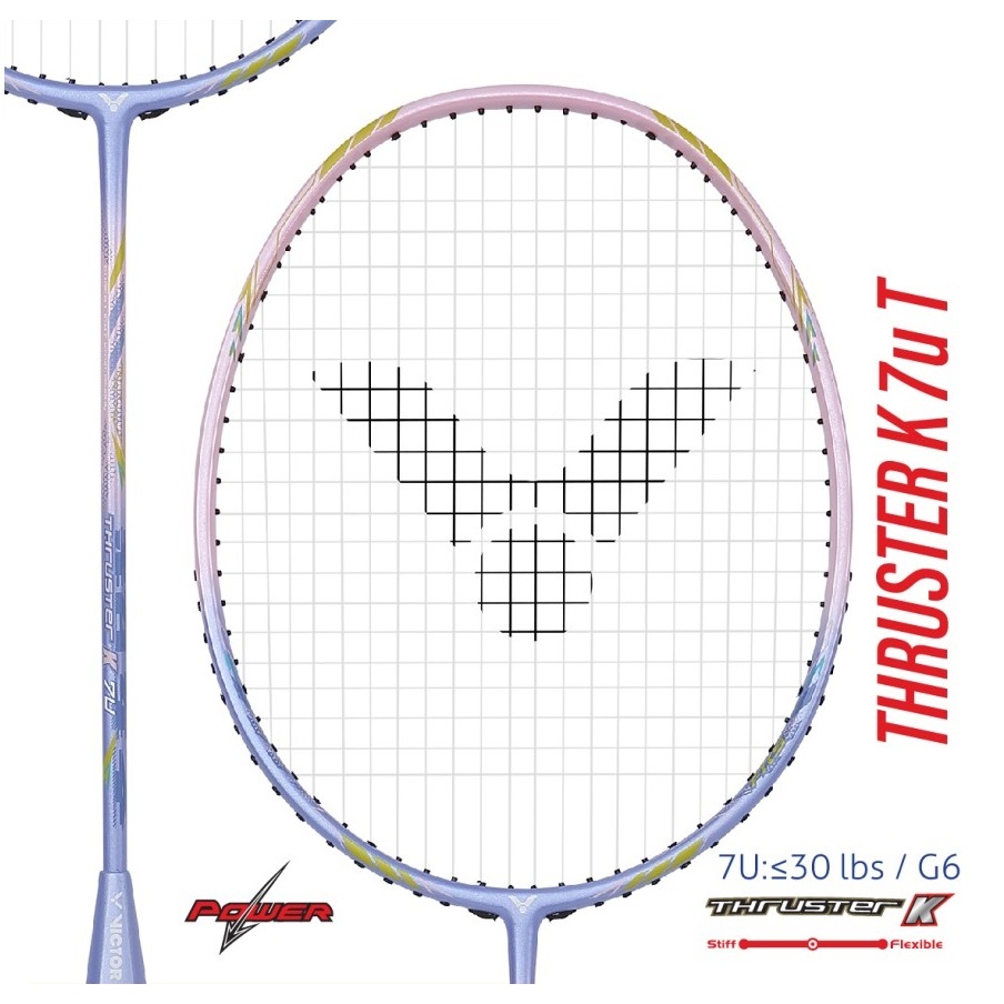 New Color Badminton Racket Victor Thruster K 7U/TK-7U/TK 7U T | Shopee ...