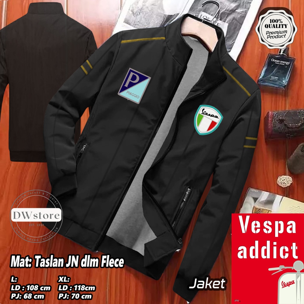 CUSTOM PIAGIO VESPA JACKET MEN JACKET | Shopee Malaysia