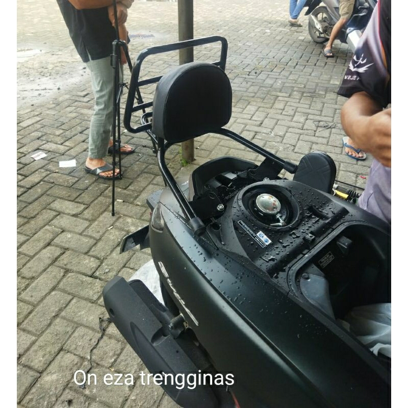 Backrack back rack Honda stylo folding backrest honda stylo rear seat ...