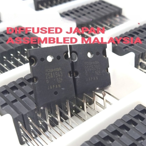 Transistor Toshiba 2SC5200-2SA1943 Japan Original LOT 524 Toshiba