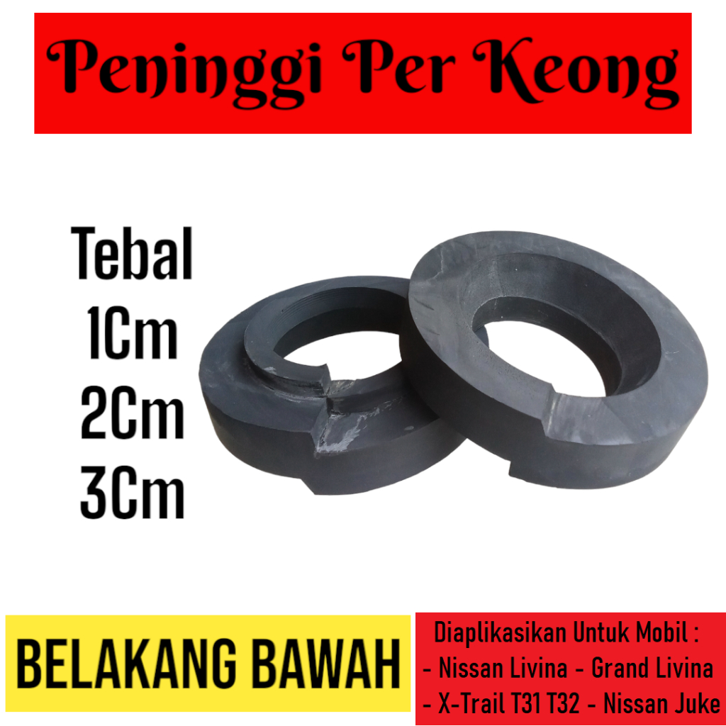 Nissan Livina Grand Livina X-Trail T31 T32 Juke Lower Rear Snail Spring ...