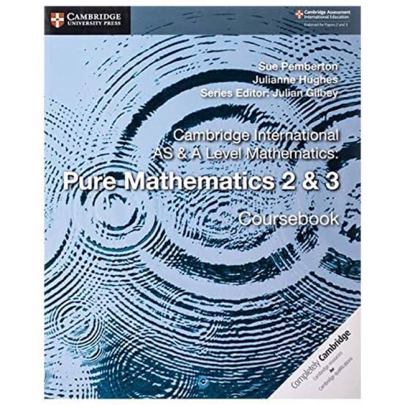 Pure Mathematics 2&3 Coursebook Cambridge International AS & A Level ...