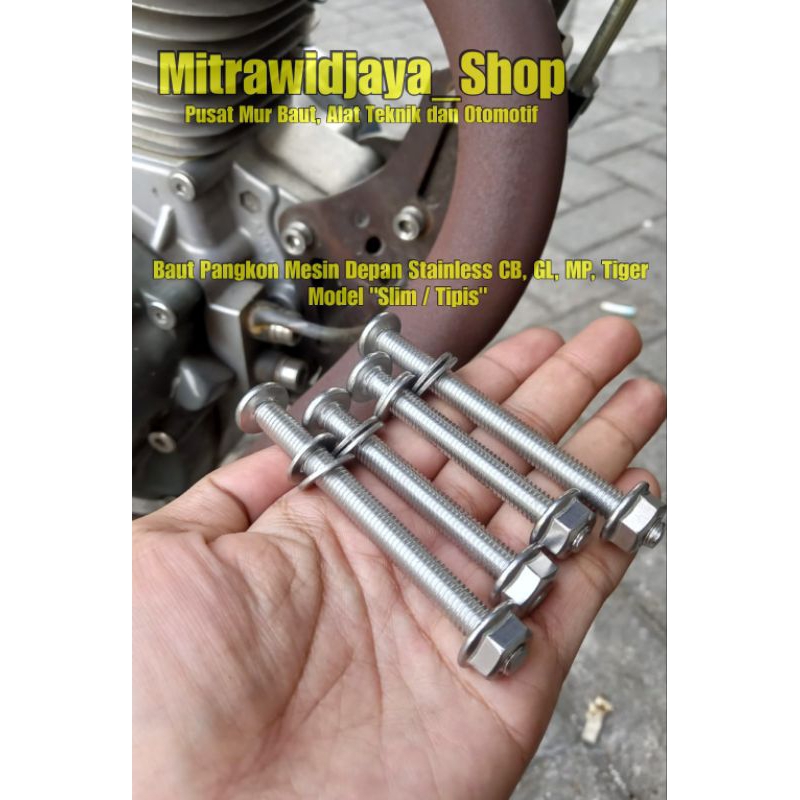 MESIN L stainless steel bolts (stainless rust) ss 304 for engine mounts ...