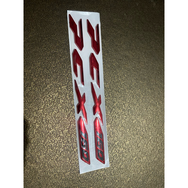 MERAH Original thick pcx 160 emblem, pair according to the red photo ...