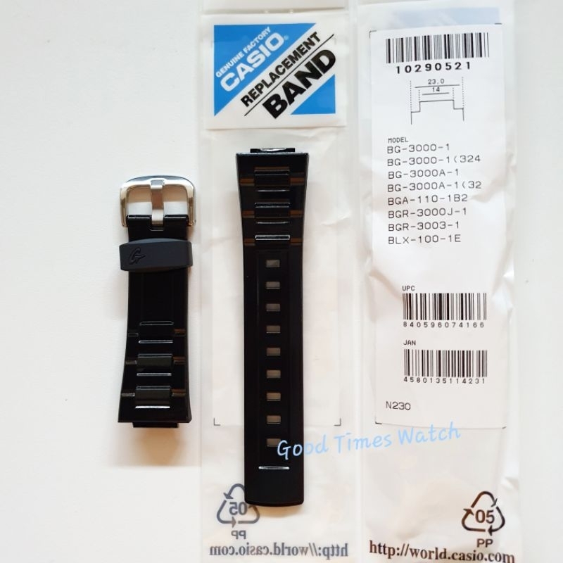 STRAP BABY-G BG-3000 BG-3000A BGA-110 BGR-3000 BGR-3003 BLX-100 CASIO  ORIGINAL