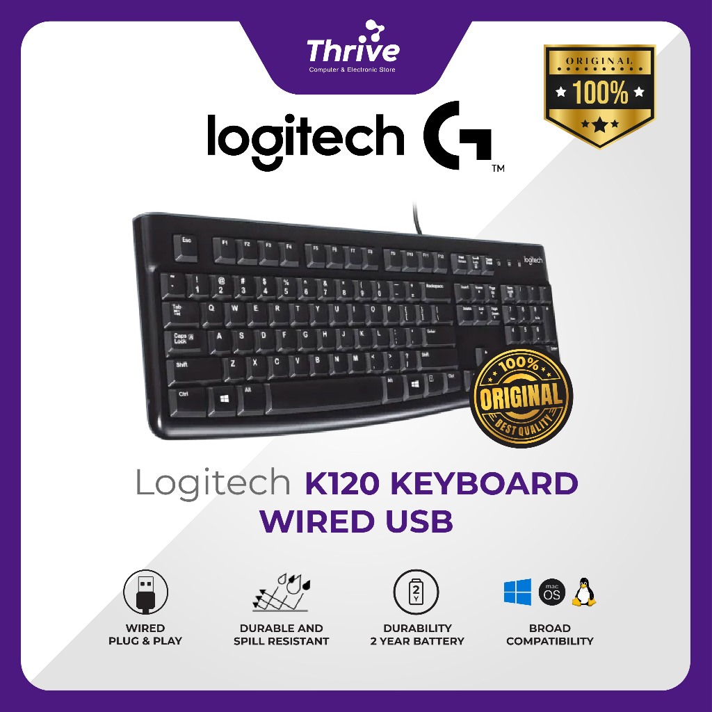 Logitech K120 Wired USB Keyboard main image 0