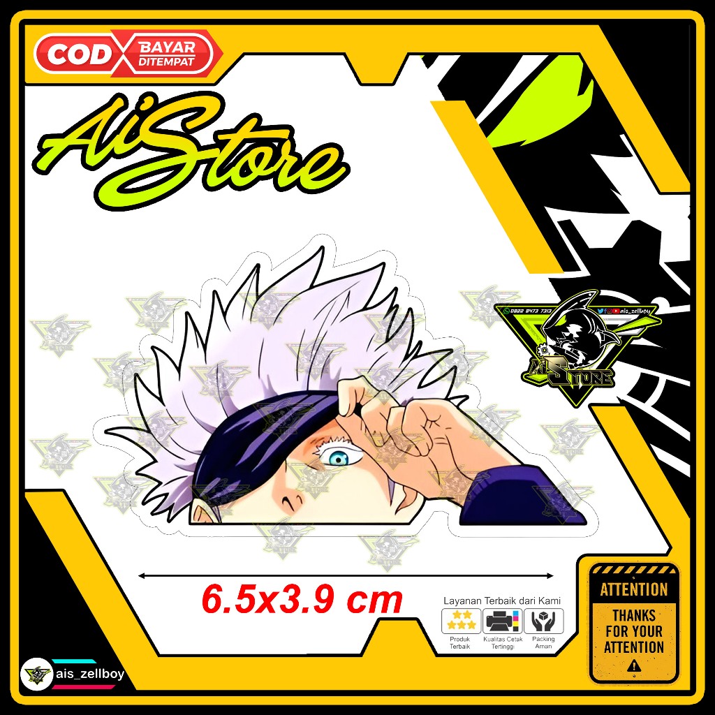 Gojo Peek Sticker | Shopee Malaysia
