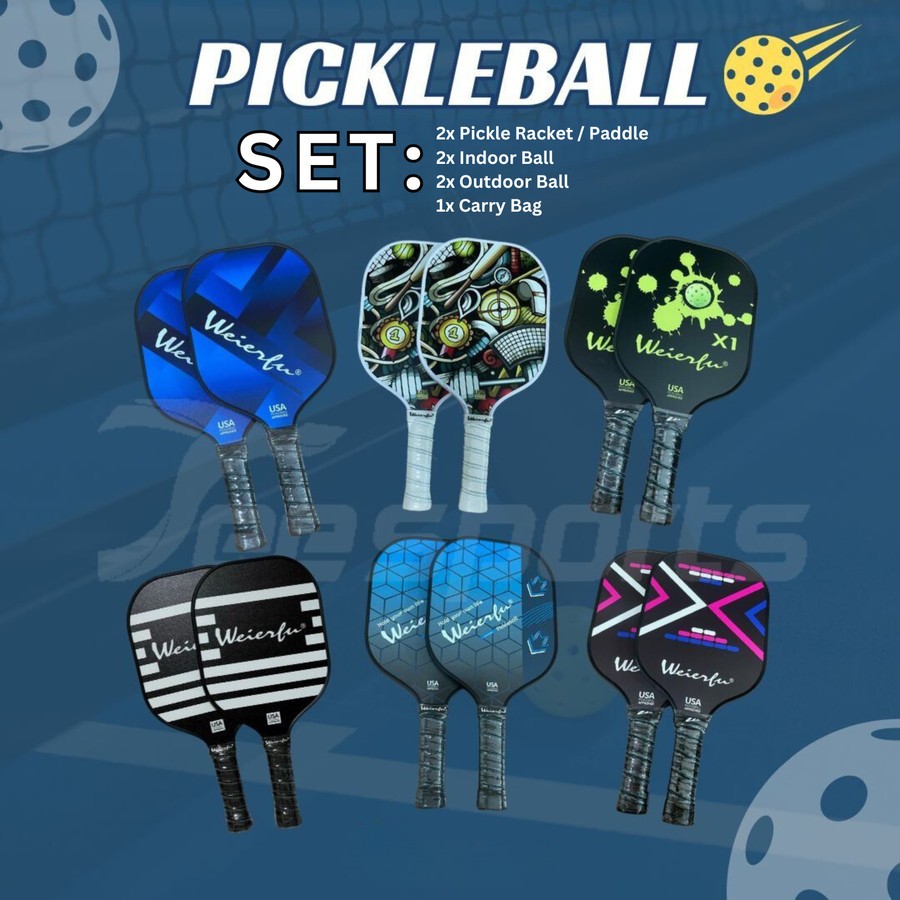 Pickleball Racket Pro Pickle Ball SET WEIERFU Professional Competitive ...