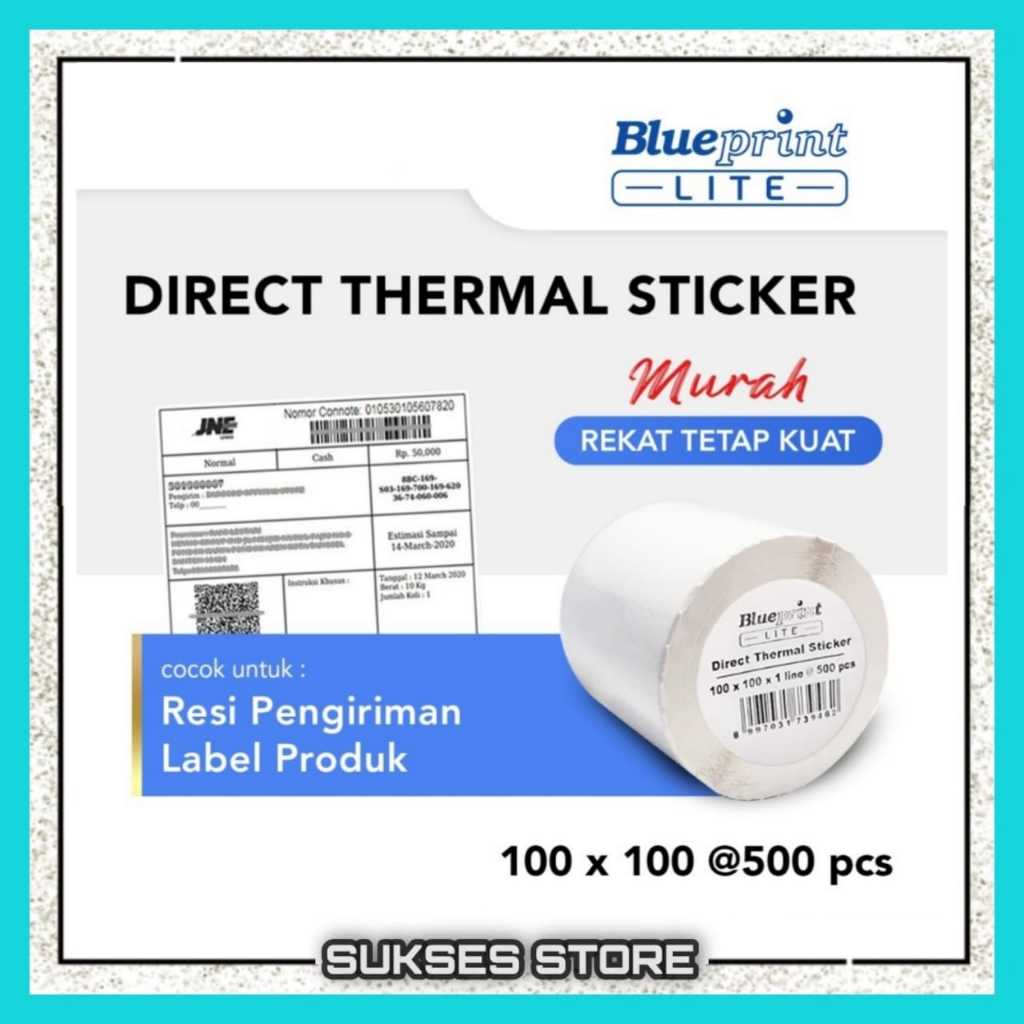 Online Shop Thermal Label Paper/Shipping Label Sticker/Receipt Label ...
