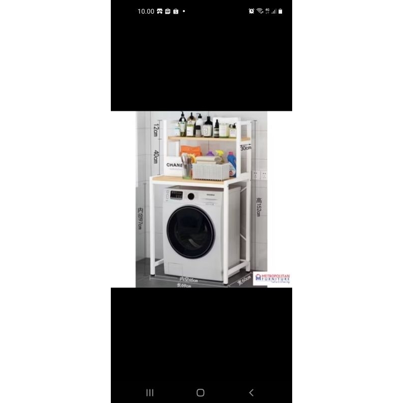 MESIN Laundry rack washing machine rack. mini refrigerator rack ...