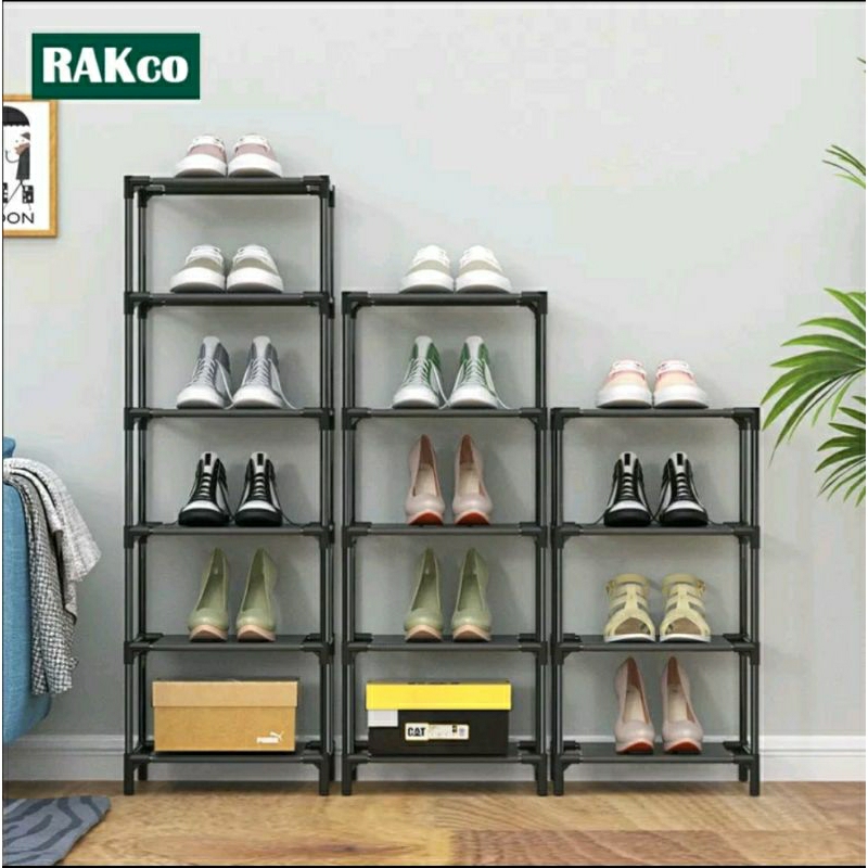 Minimalist Shoe Rack 4,5,6 Stacks (1 Package) | Shopee Malaysia