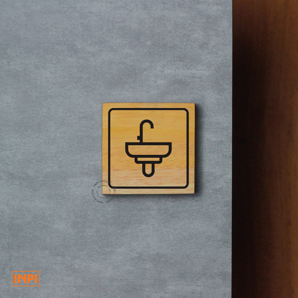 Sink sign system - wash basin marker board - wall sign system | Shopee ...