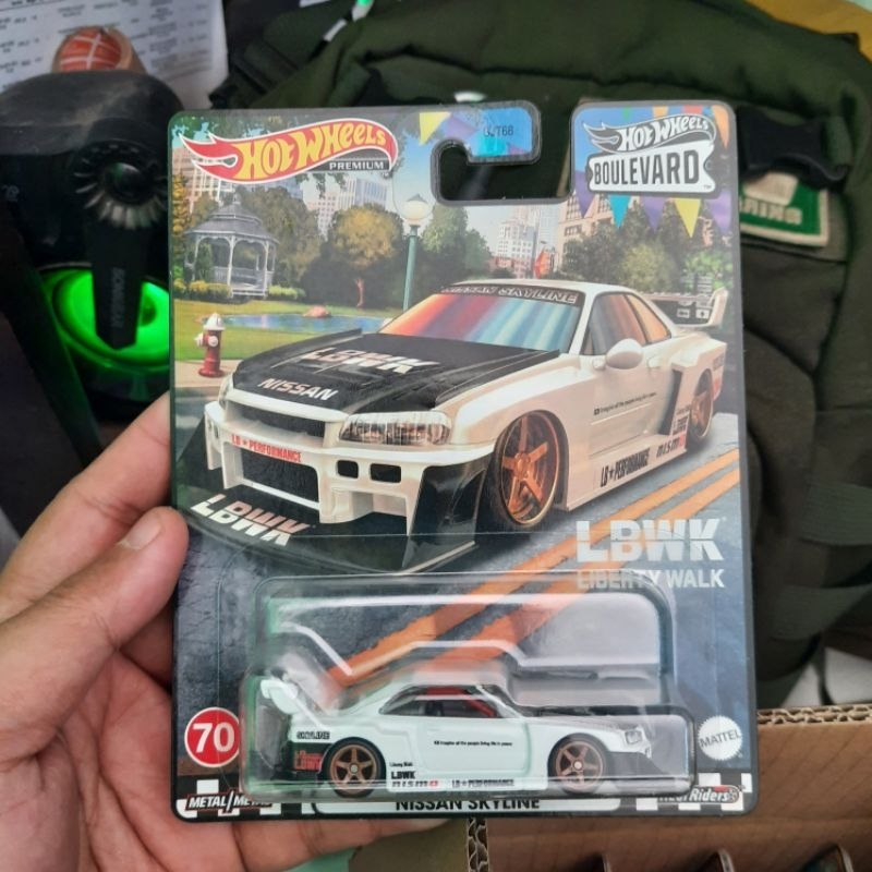 Hotwheels Premium LB-ER34 Super Silhouette Nissan Skyline LBWK works ...