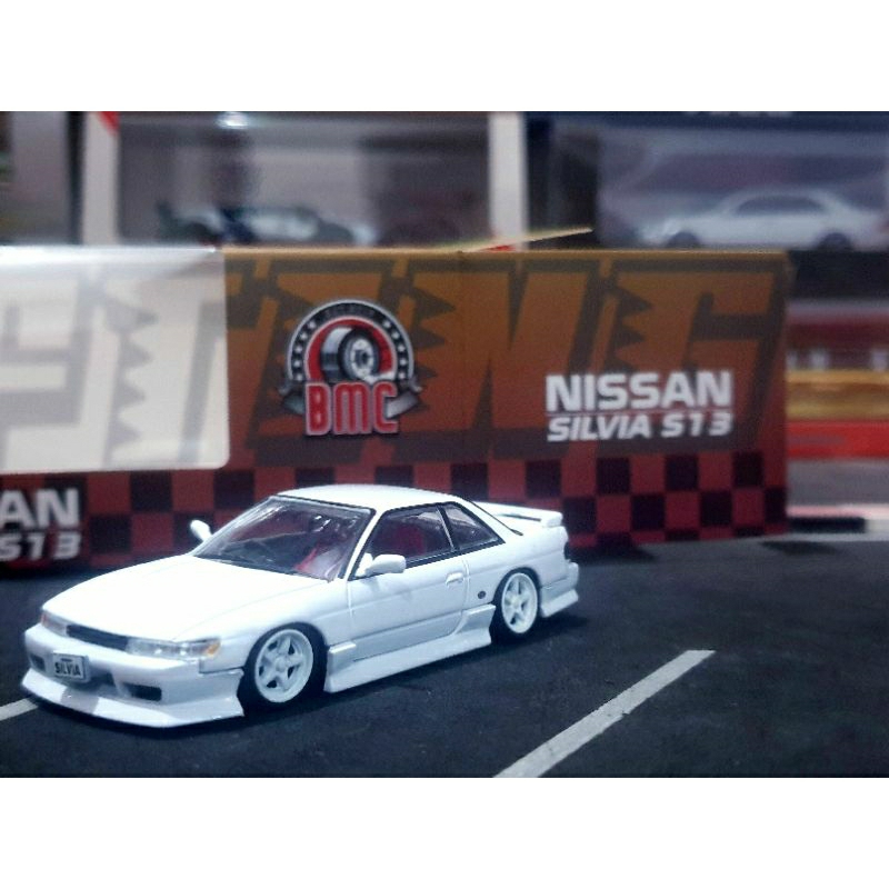 Diecast Bmc Bm Creations Nissan Silvia S13 White 