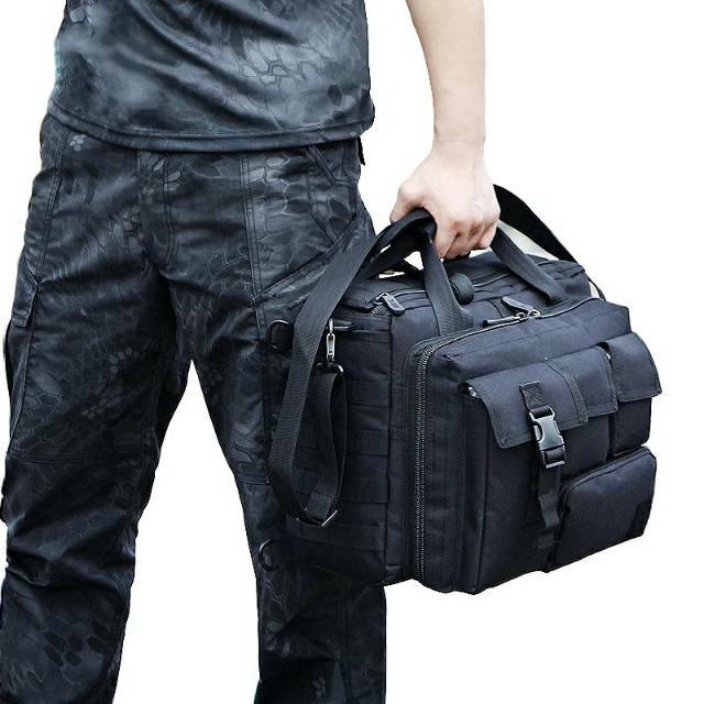 Multifunctional Army Tactical Sling Laptop Bag Shopee Malaysia