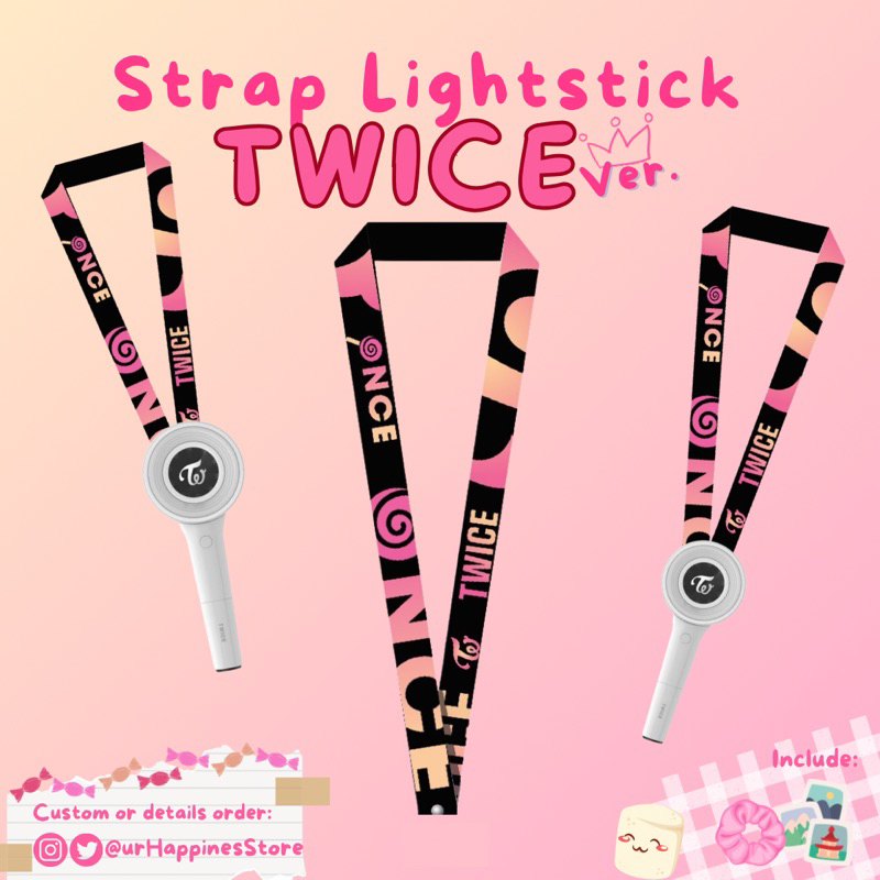 Strap LIGHTSTICK Twice ver/Lanyard ID Card Twice/Decoration LS