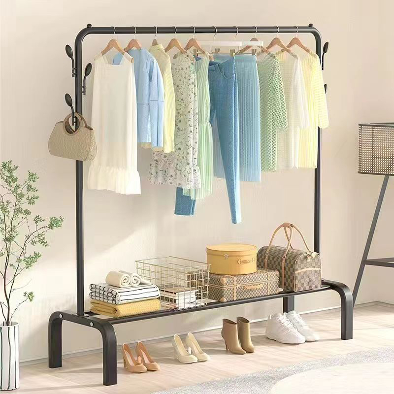 GANTUNGAN Clothes Hanger Clothes Rack Display Single Stand Hanger Iron ...