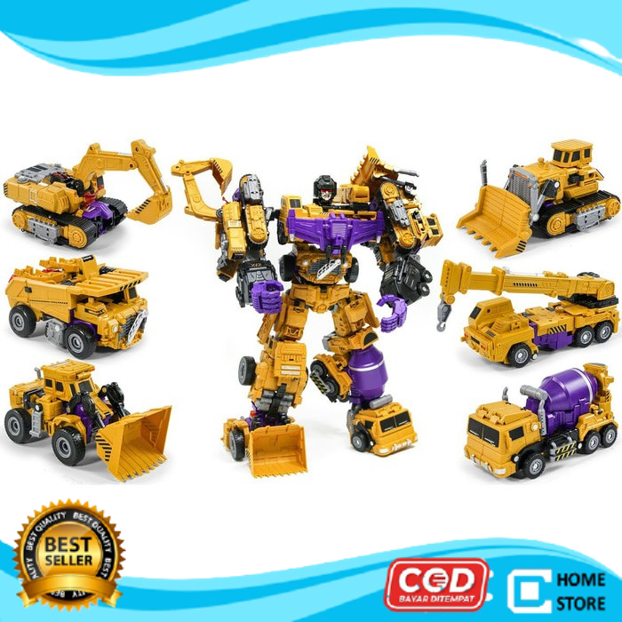 Robot Transformer Devastator Combiner 6 In 1 | Shopee Malaysia