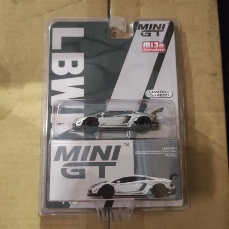 Mini GT 449 MIJO LB WORKS LAMBORGHINI AVENTADOR LIMITED EDITION MATT ...