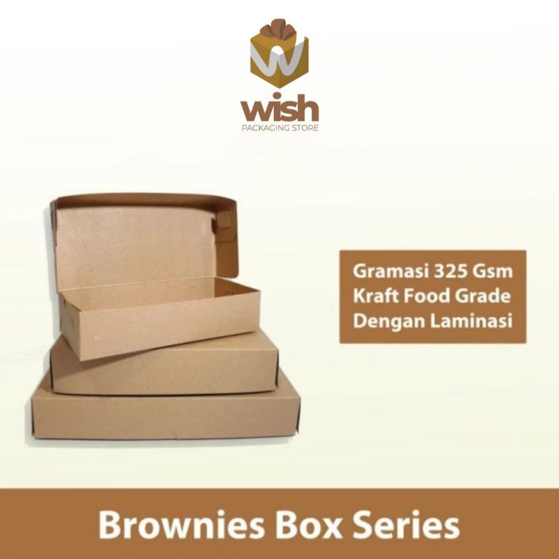 Brownies box/Cake box/mika brownies/food grade Bread box - MEDIUM ...