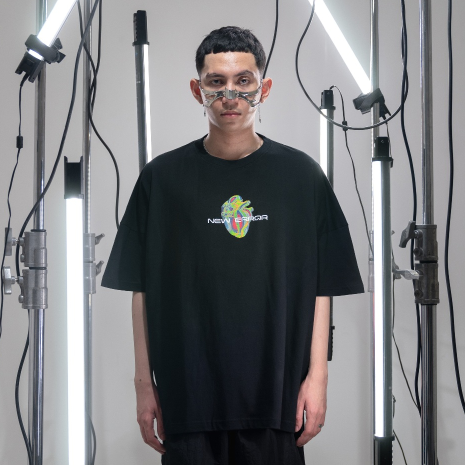 Hierarchy STUDIOS Resurgence Black Heatmap Oversized TShirt Shopee
