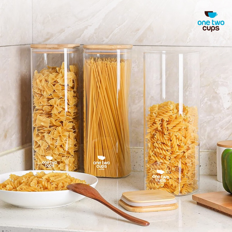 KAYU Food Storage Glass Jars Coffee Storage Glass Jar Aesthetic