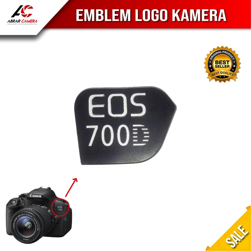 Canon EOS 700D Nameplate Name plate Camera Name Logo Emblem Shopee