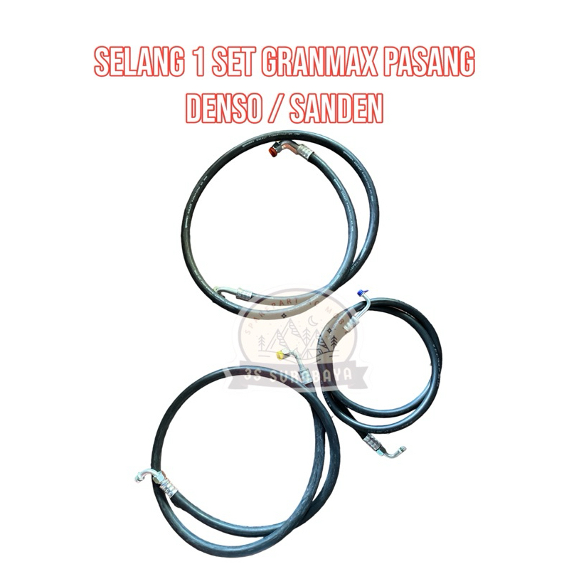 Hose Set Granmax Install Sanden/Denso Car Ac 1 Set Car Ac Shopee Malaysia