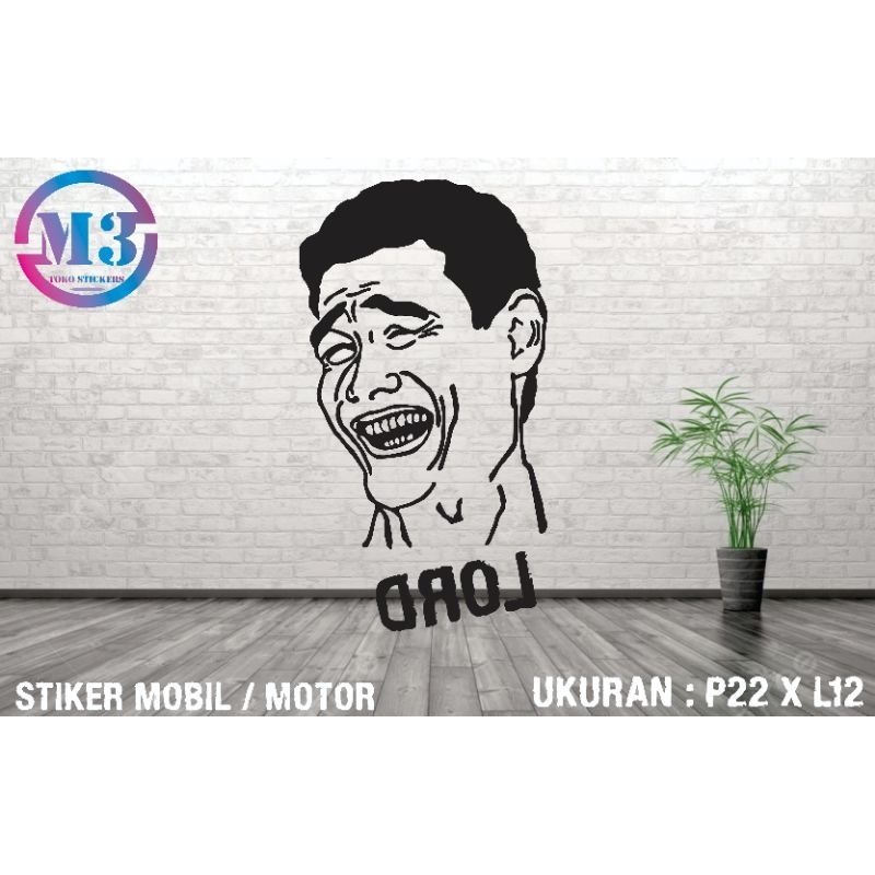 Car Sticker/Motorcycle LORD MEME Funny Cutting Sticker | Shopee Malaysia