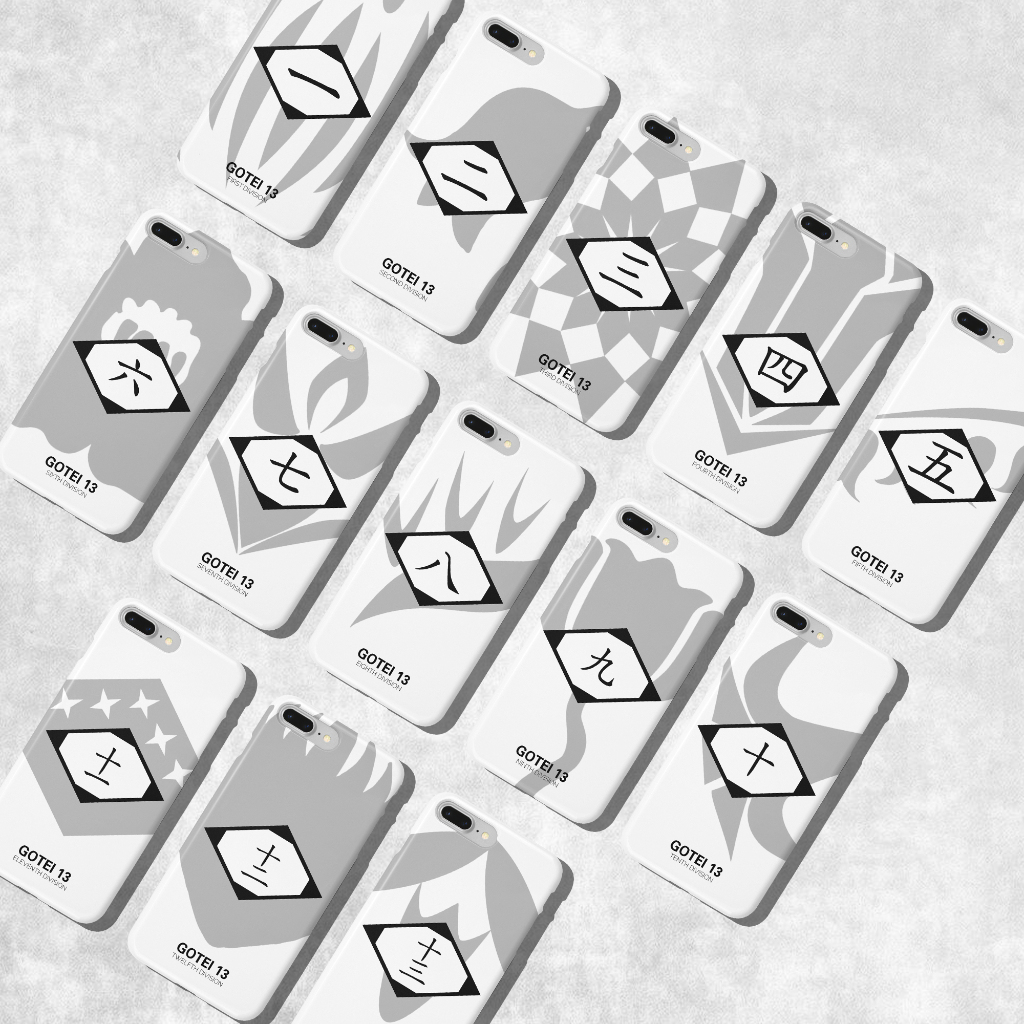 Gotei 13 Number Symbol Bleach Collection Anime Case All Types Of HP ...
