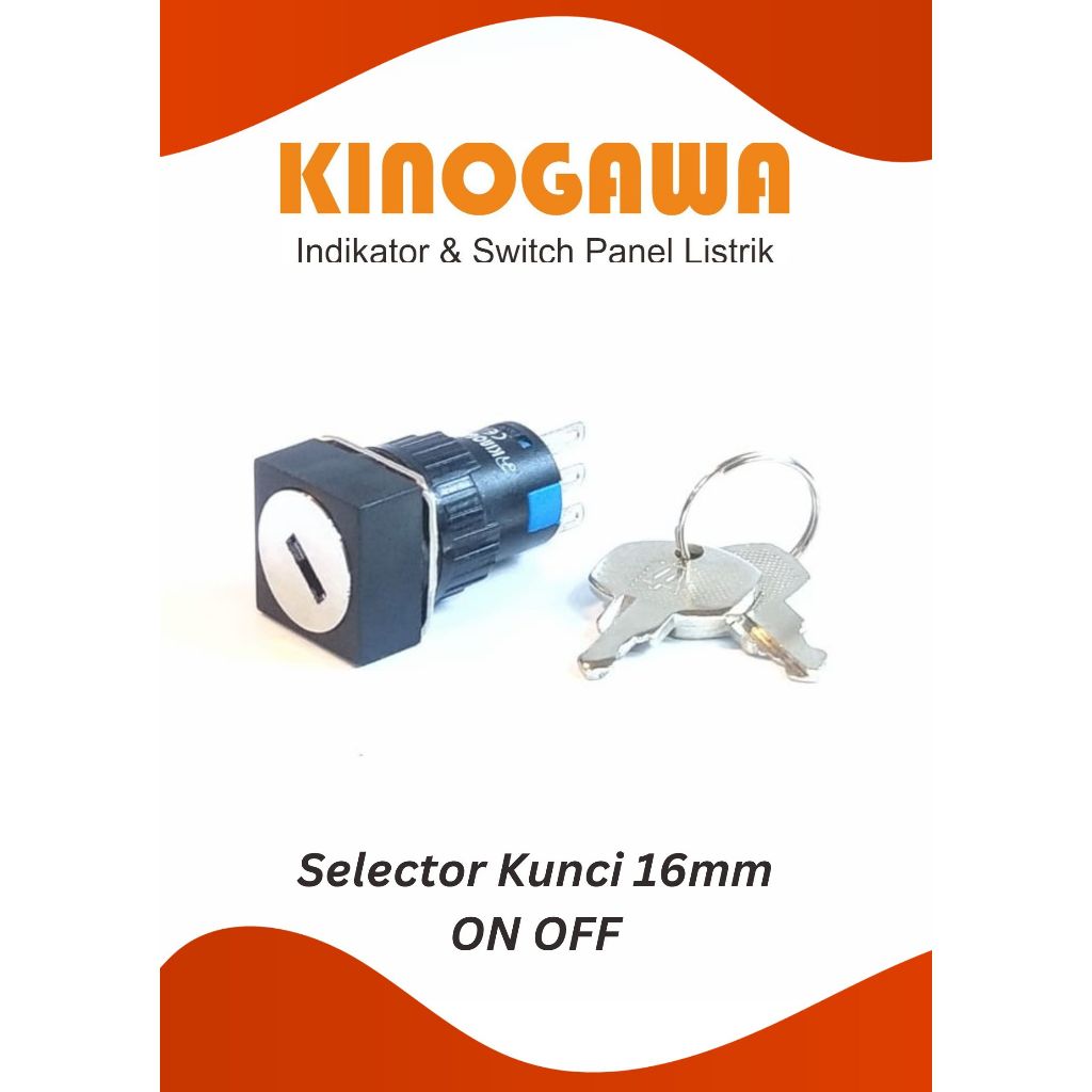 Selector Switch Key 16mm 2 Position Box - KINOGAWA | Shopee Malaysia