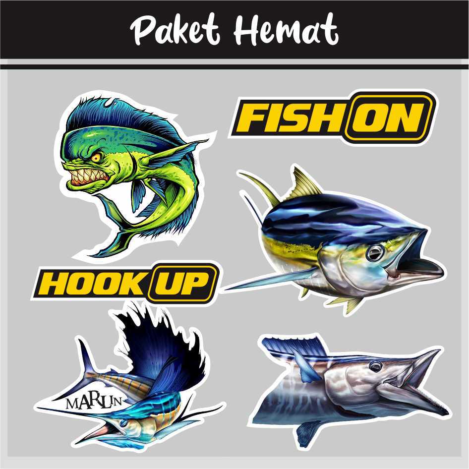 Cutting Sticker BRAND Fishing Rod Waterproof Fishing Sticker | Shopee ...