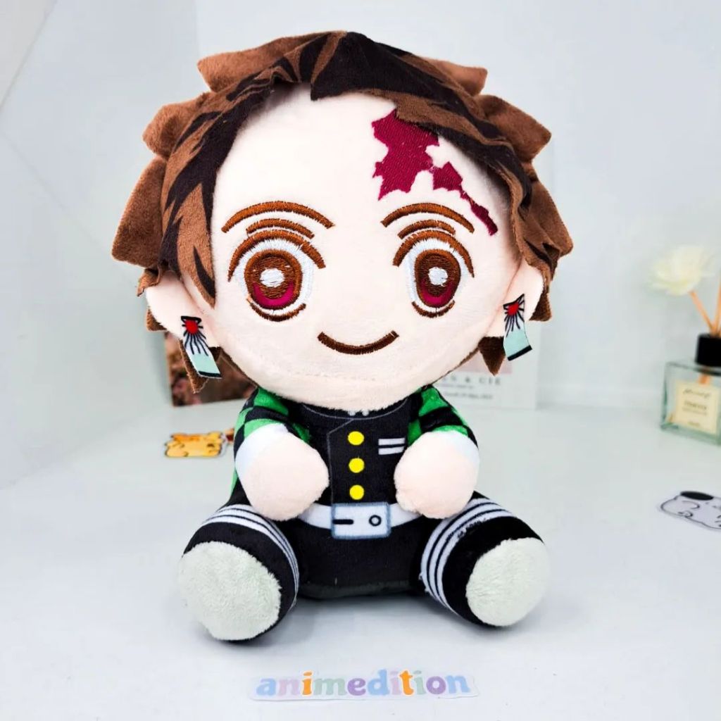 Demon Slayer Kimetsu No Yaiba Doll Sitting Chibi Anime Wibu Waifu ...