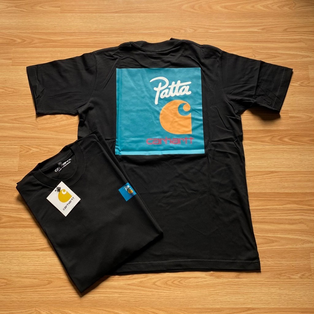 Carhartt X PATTA BLACK LOGO PREMIUM T Shirt Shopee Malaysia