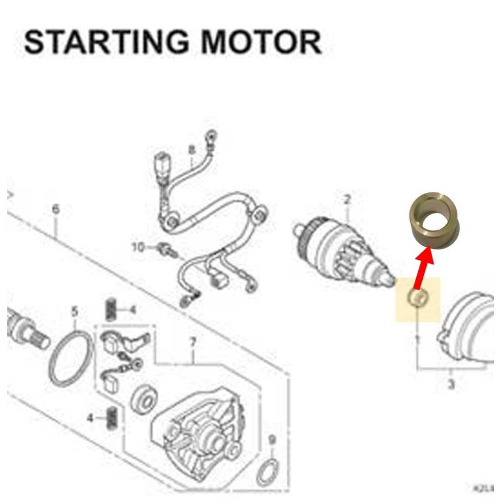 Bosh BUSH PINION GEAR STARTER BEAT VARIO 110 SPACY SUZUKI NEX ADDRESS